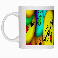 Smiley Girl Lesbian Community White Mugs by Nexatart