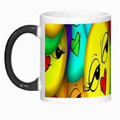 Smiley Girl Lesbian Community Morph Mugs by Nexatart