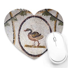 Sousse Mosaic Xenia Patterns Heart Mousepads by Nexatart