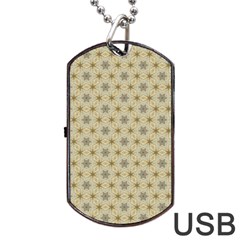 Star Basket Pattern Basket Pattern Dog Tag Usb Flash (two Sides) by Nexatart