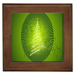 Vector Chirstmas Tree Design Framed Tiles by Nexatart