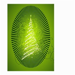 Vector Chirstmas Tree Design Small Garden Flag (two Sides) by Nexatart