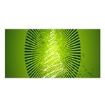 Vector Chirstmas Tree Design Satin Shawl Front