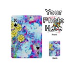 Backdrop Background Flowers Playing Cards 54 (Mini)  Front - SpadeK