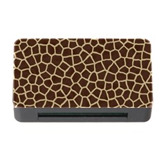 Giraffe Animal Print Skin Fur Memory Card Reader With Cf by Amaryn4rt