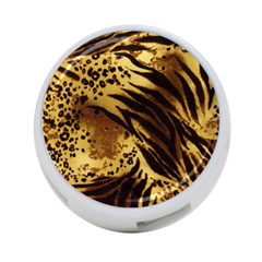 Pattern Tiger Stripes Print Animal 4-port Usb Hub (one Side) by Amaryn4rt