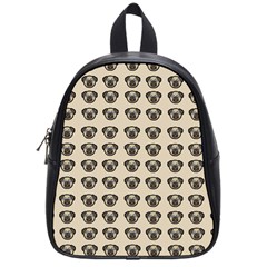 Puppy Dog Pug Pup Graphic School Bags (small)  by Amaryn4rt