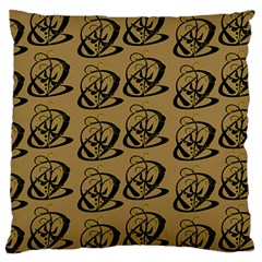 Abstract Swirl Background Wallpaper Large Flano Cushion Case (one Side) by Amaryn4rt