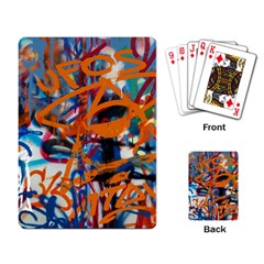 Background Graffiti Grunge Playing Card by Amaryn4rt