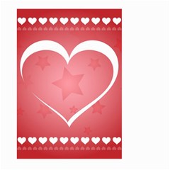 Postcard Banner Heart Holiday Love Large Garden Flag (two Sides) by Amaryn4rt