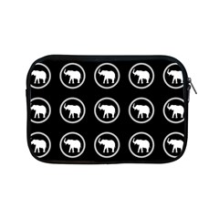 Elephant Wallpaper Pattern Apple Ipad Mini Zipper Cases by Amaryn4rt