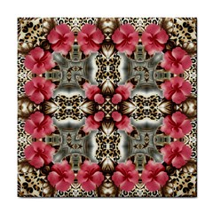 Flowers Fabric Tile Coasters by Amaryn4rt