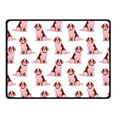 Dog Animal Pattern Double Sided Fleece Blanket (small)  by Amaryn4rt