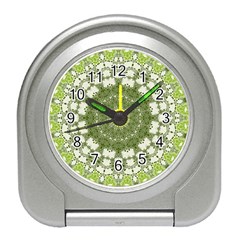 Mandala Center Strength Motivation Travel Alarm Clocks by Amaryn4rt