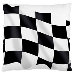 Flag Chess Corse Race Auto Road Large Cushion Case (two Sides) by Amaryn4rt