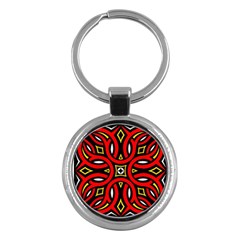 Traditional Art Pattern Key Chains (round)  by Amaryn4rt