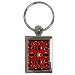 Traditional Art Pattern Key Chains (rectangle)  by Amaryn4rt