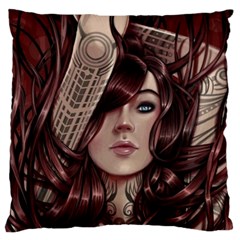 Beautiful Women Fantasy Art Standard Flano Cushion Case (two Sides) by Amaryn4rt