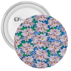 Plumeria Bouquet Exotic Summer Pattern  3  Buttons by BluedarkArt