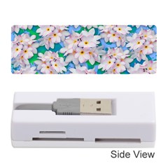 Plumeria Bouquet Exotic Summer Pattern  Memory Card Reader (stick)  by BluedarkArt