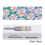 Plumeria Bouquet Exotic Summer Pattern  Memory Card Reader (Stick)  Front