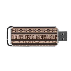 Ethnic Pattern Vector Portable Usb Flash (two Sides) by Amaryn4rt