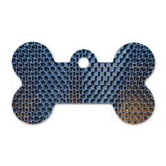 Parametric Wall Pattern Dog Tag Bone (two Sides) by Amaryn4rt