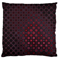 Star Patterns Large Flano Cushion Case (two Sides) by Amaryn4rt