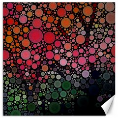 Circle Abstract Canvas 16  X 16   by Amaryn4rt