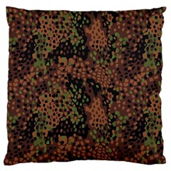 Digital Camouflage Large Flano Cushion Case (one Side) by Amaryn4rt