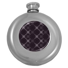 Abstract Seamless Pattern Round Hip Flask (5 Oz) by Simbadda