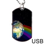 Earth Dog Tag USB Flash (Two Sides) Front