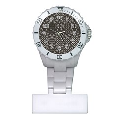 Modern Oriental Pattern Plastic Nurses Watch by dflcprints