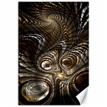 Fractal Art Texture Neuron Chaos Fracture Broken Synapse Canvas 12  x 18   11.88 x17.36  Canvas - 1