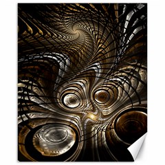 Fractal Art Texture Neuron Chaos Fracture Broken Synapse Canvas 16  X 20   by Simbadda