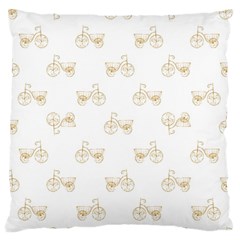 Retro Bicycles Motif Vintage Pattern Standard Flano Cushion Case (two Sides) by dflcprints