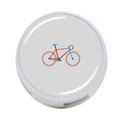 Bicycle Sports Drawing Minimalism 4-port Usb Hub (one Side) by Simbadda