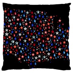 America Usa Map Stars Vector  Standard Flano Cushion Case (two Sides) by Simbadda