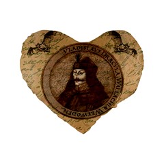 Count Vlad Dracula Standard 16  Premium Heart Shape Cushions by Valentinaart