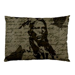 Indian Chief Pillow Case (two Sides) by Valentinaart