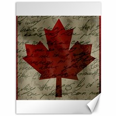 Canada Flag Canvas 36  X 48   by Valentinaart