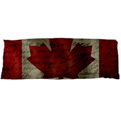 Canada Flag Body Pillow Case Dakimakura (two Sides) by Valentinaart