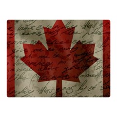 Canada Flag Double Sided Flano Blanket (mini)  by Valentinaart