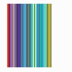 Color Stripes Large Garden Flag (two Sides) by Simbadda