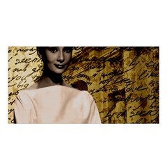 Audrey Hepburn Satin Shawl by Valentinaart