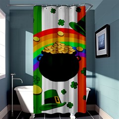 Pot Of Gold Shower Curtain 36  X 72  (stall)  by Valentinaart