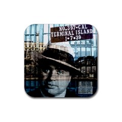 Al Capone  Rubber Coaster (square)  by Valentinaart