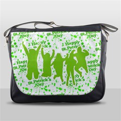 Saint Patrick Motif Messenger Bags by dflcprints