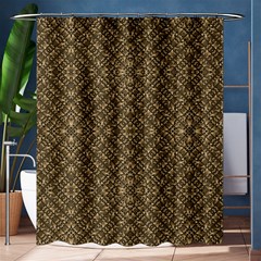 Wooden Ornamented Pattern Shower Curtain 60  X 72  (medium)  by dflcprints