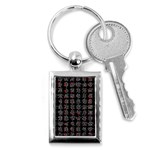 Chinese characters Key Chains (Rectangle)  Front